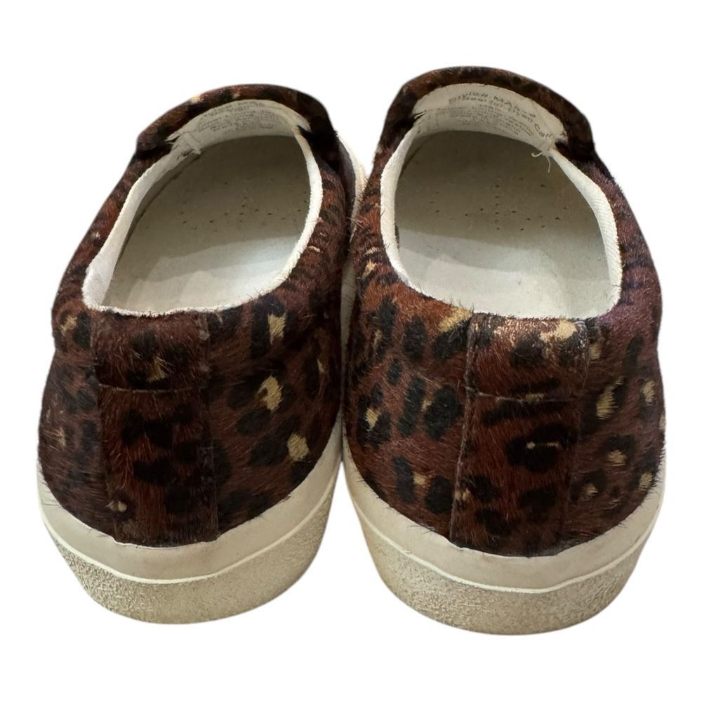 Madewell MA519 Slip On Sidewalk Leopard Calf Hair Women's Smealers 6 - Picture 5 of 6